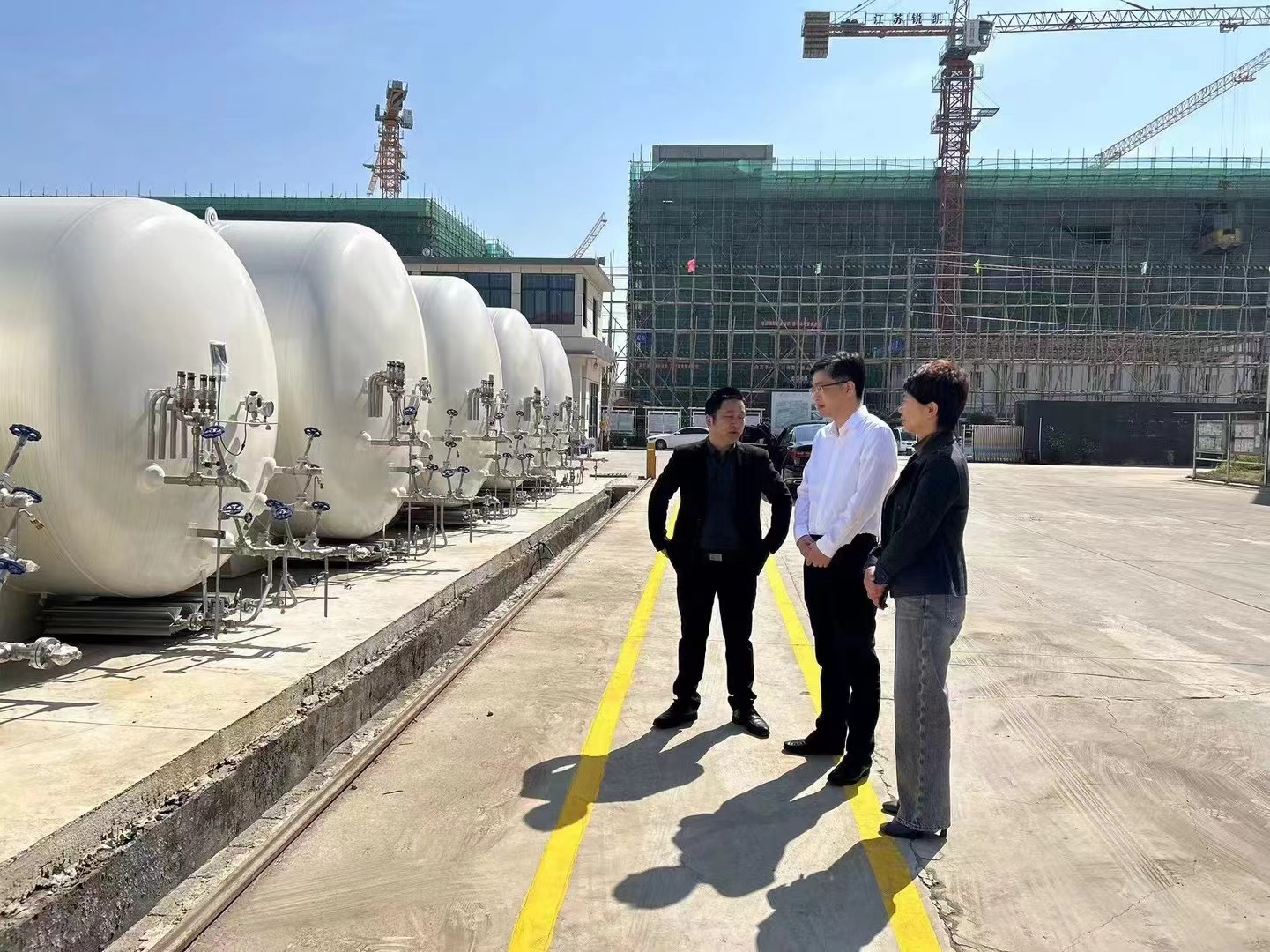 Vatungamiriri vehurumende vakashanyira Shennan cryogenic liquid storage tank kugadzira chirimwa