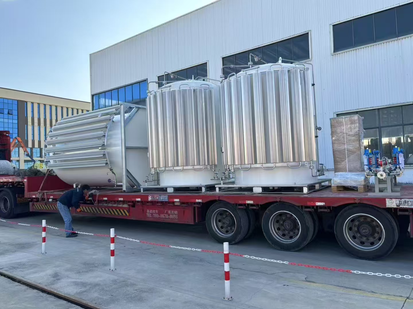 Shipment of  Storage Tanks